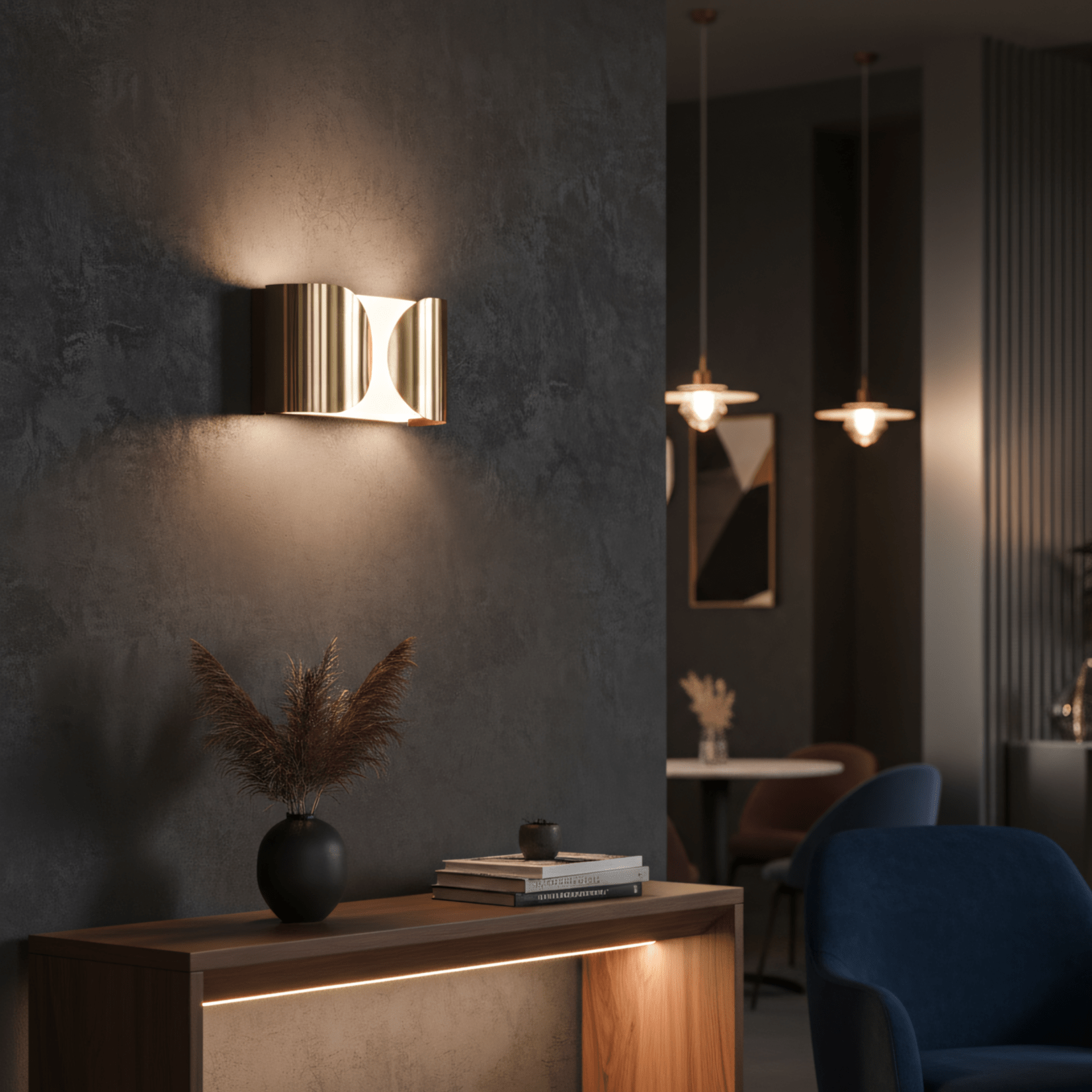 LeafLight - Lampada da Parete Decorativa – lampada design da parete di Luximode