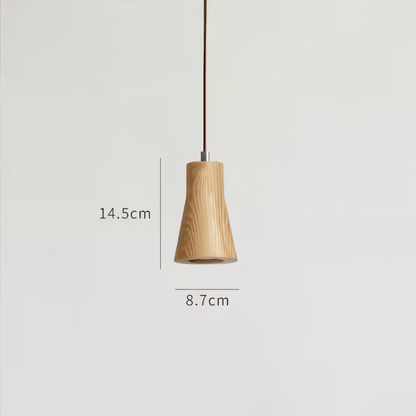 NordicWood - Lampada a Sospensione in Legno – lampada design da parete di Luximode