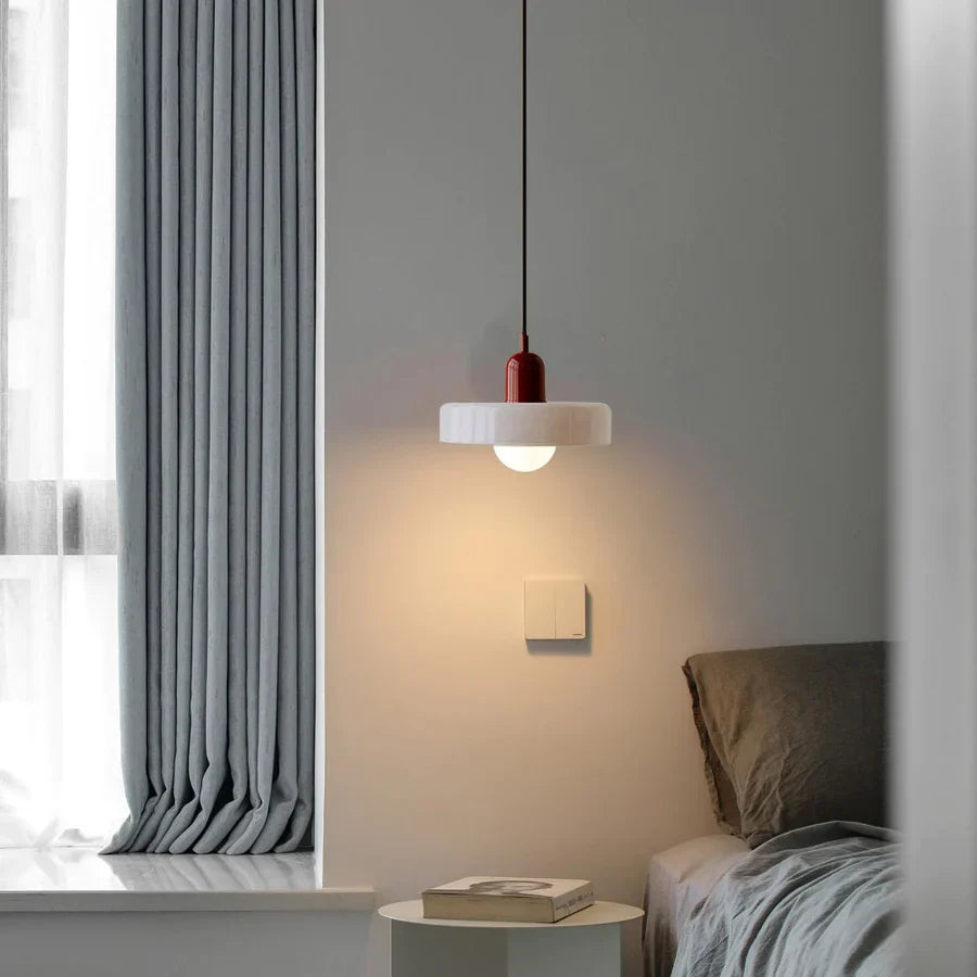 NordicLuxe - Lampadario a sospensione in vetro nordico