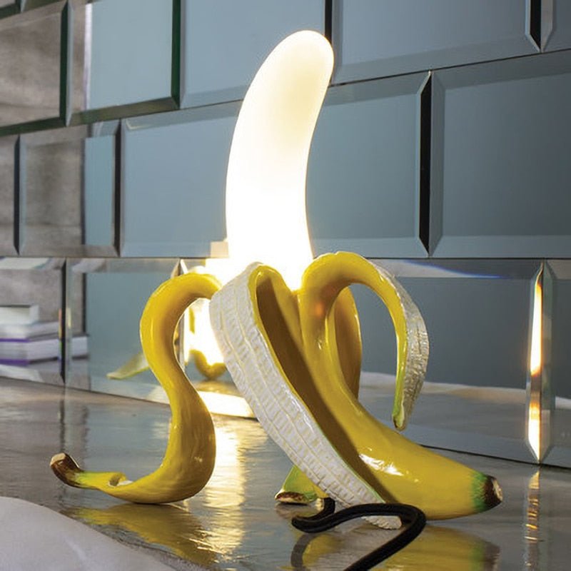 BananaDeco - Lampada da Tavolo Unica – lampada design da parete di Luximode