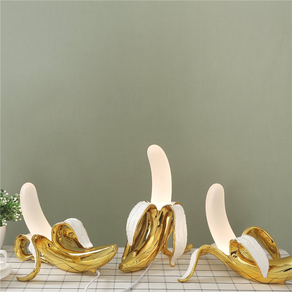BananaDeco - Lampada da Tavolo Unica – lampada design da parete di Luximode
