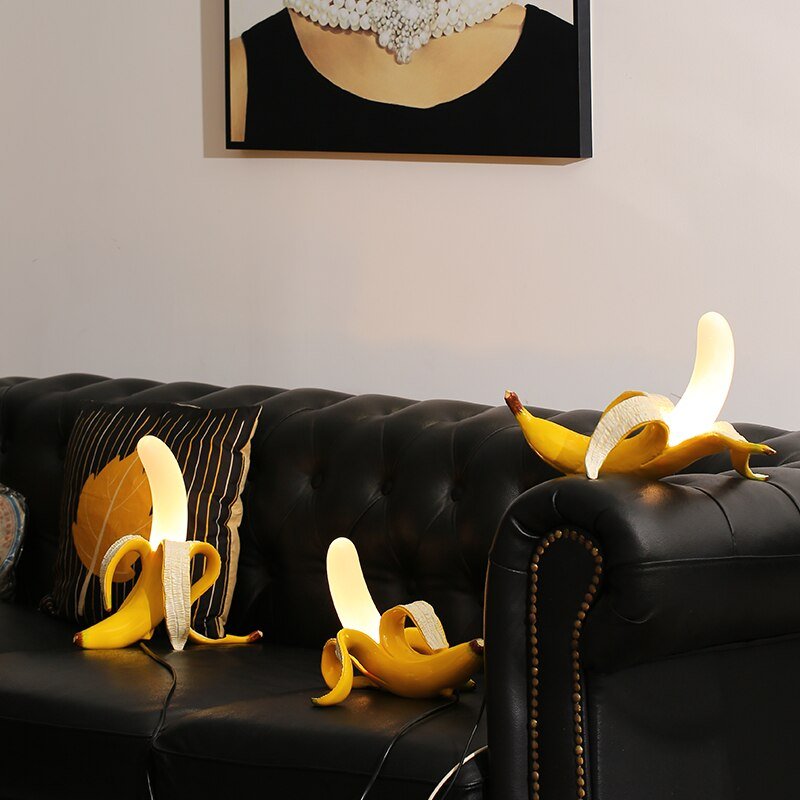 BananaDeco - Lampada da Tavolo Unica – lampada design da parete di Luximode