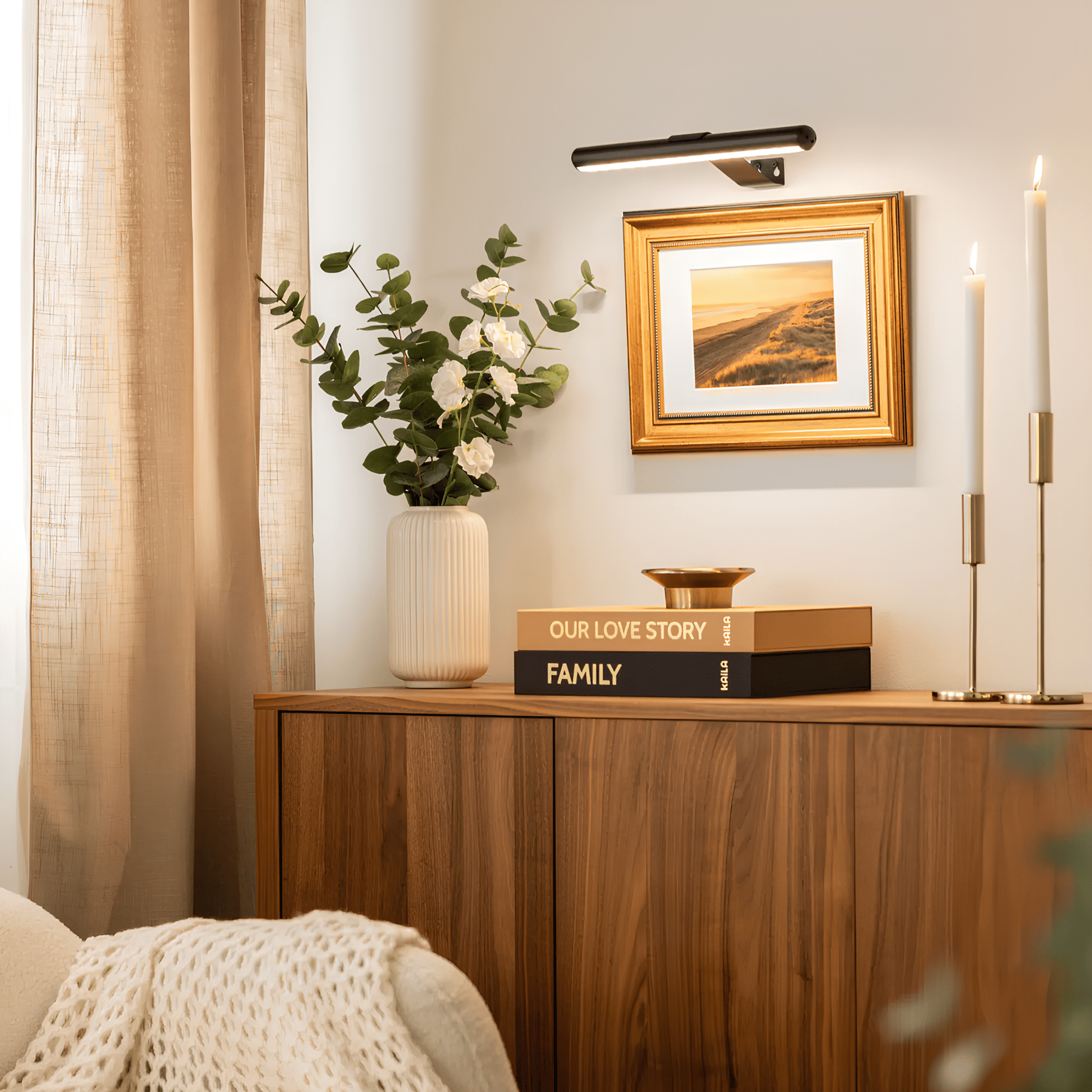 Lampada da parete ArtGlow per illuminare quadri