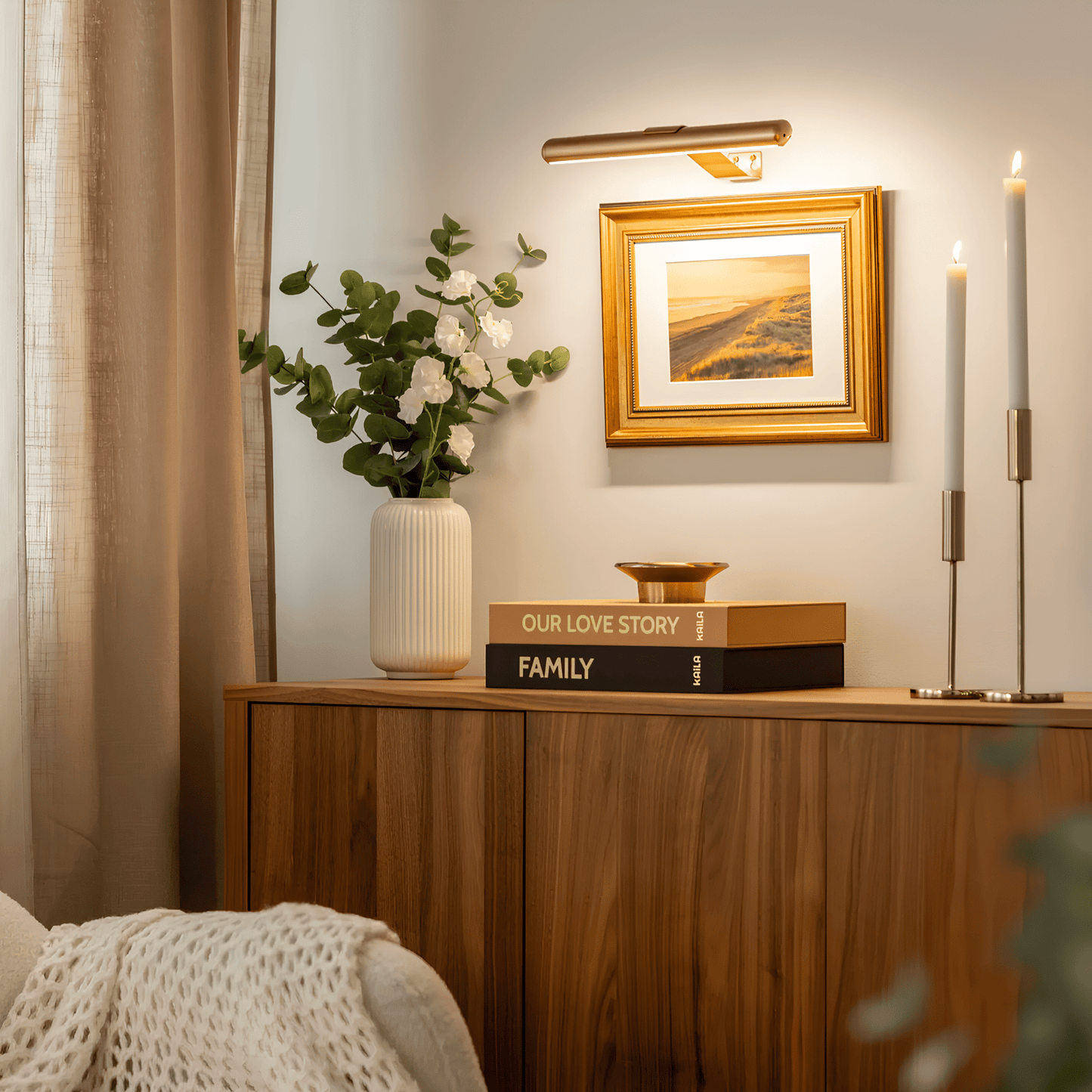 Lampada da parete ArtGlow per illuminare quadri