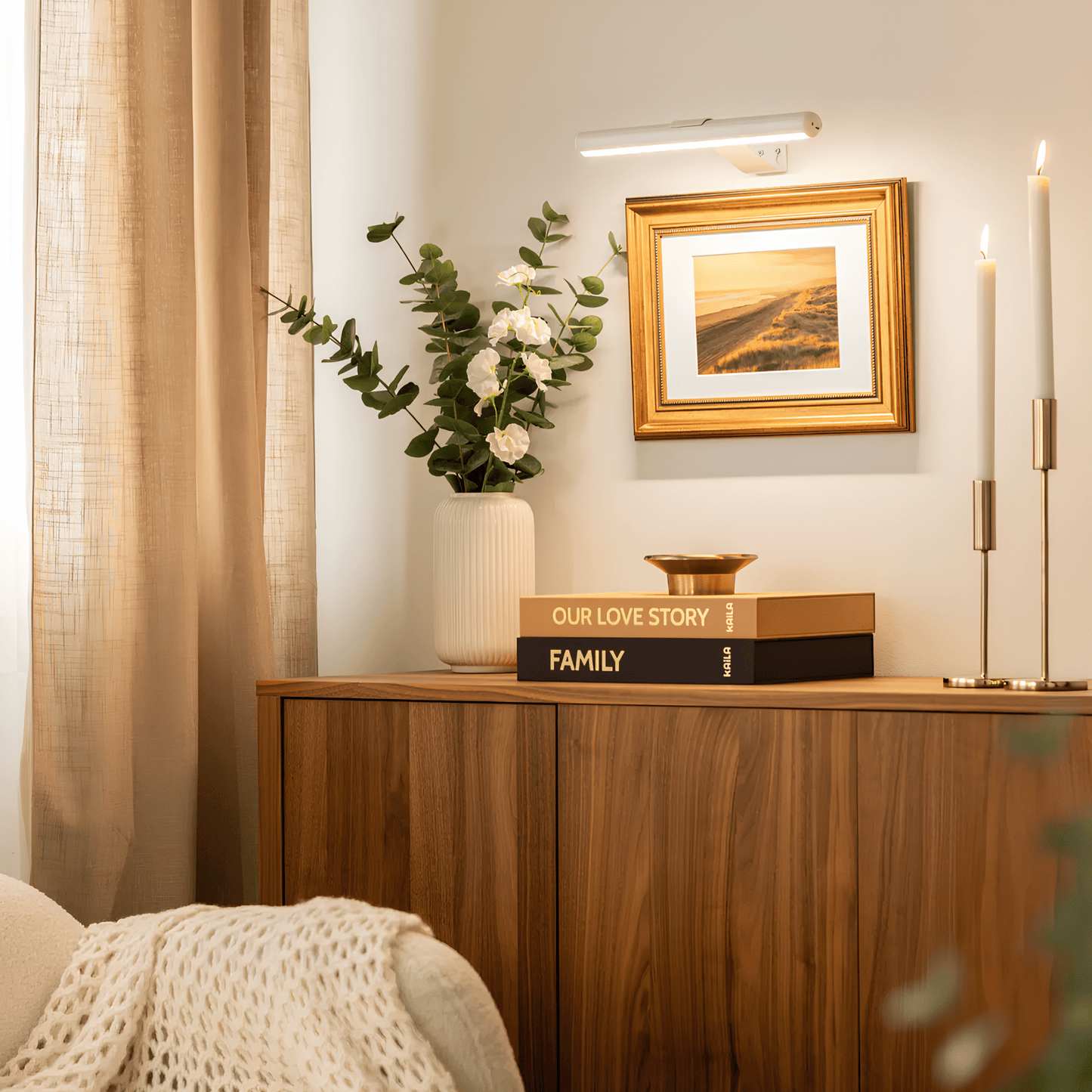 Lampada da parete ArtGlow per illuminare quadri
