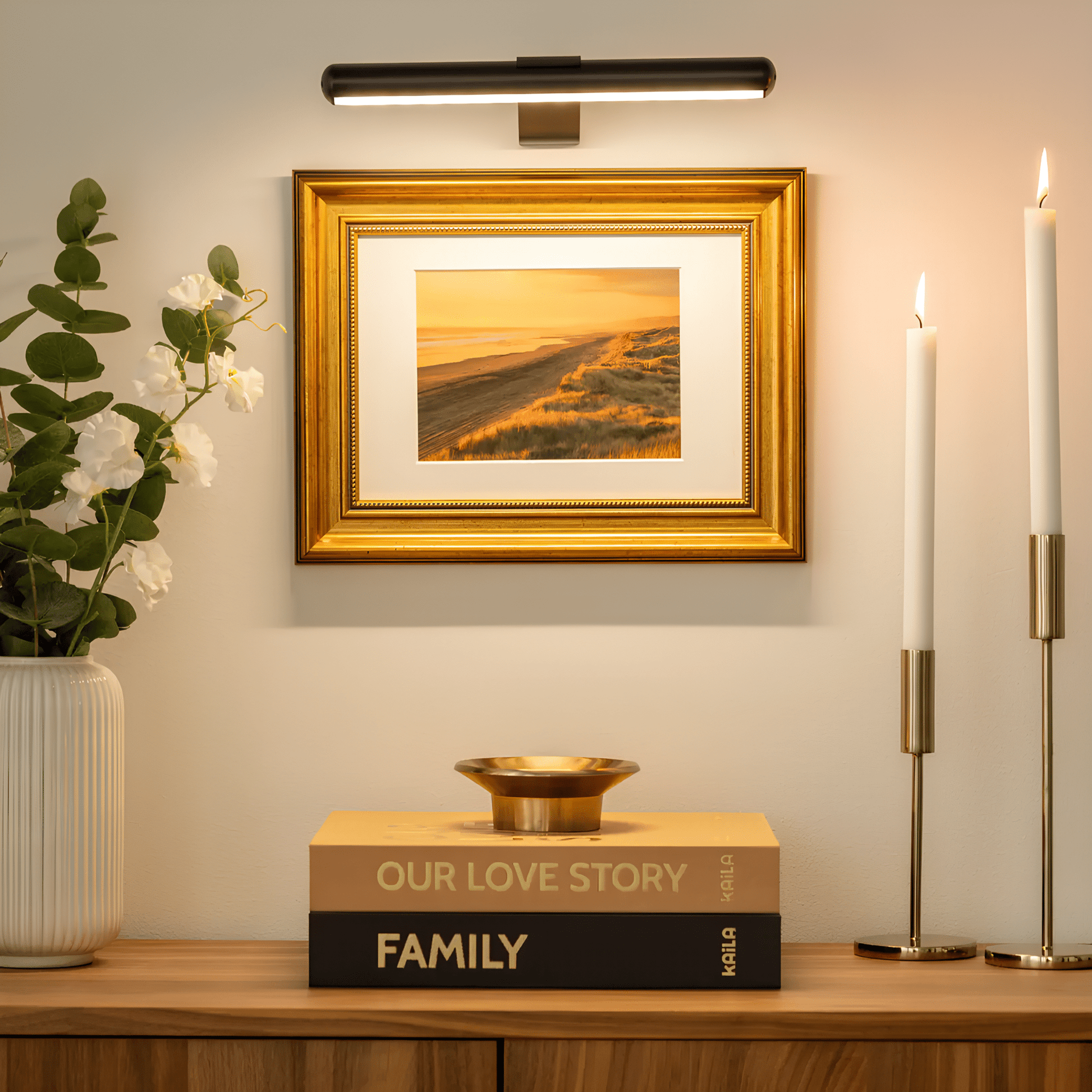 Lampada da parete ArtGlow per illuminare quadri