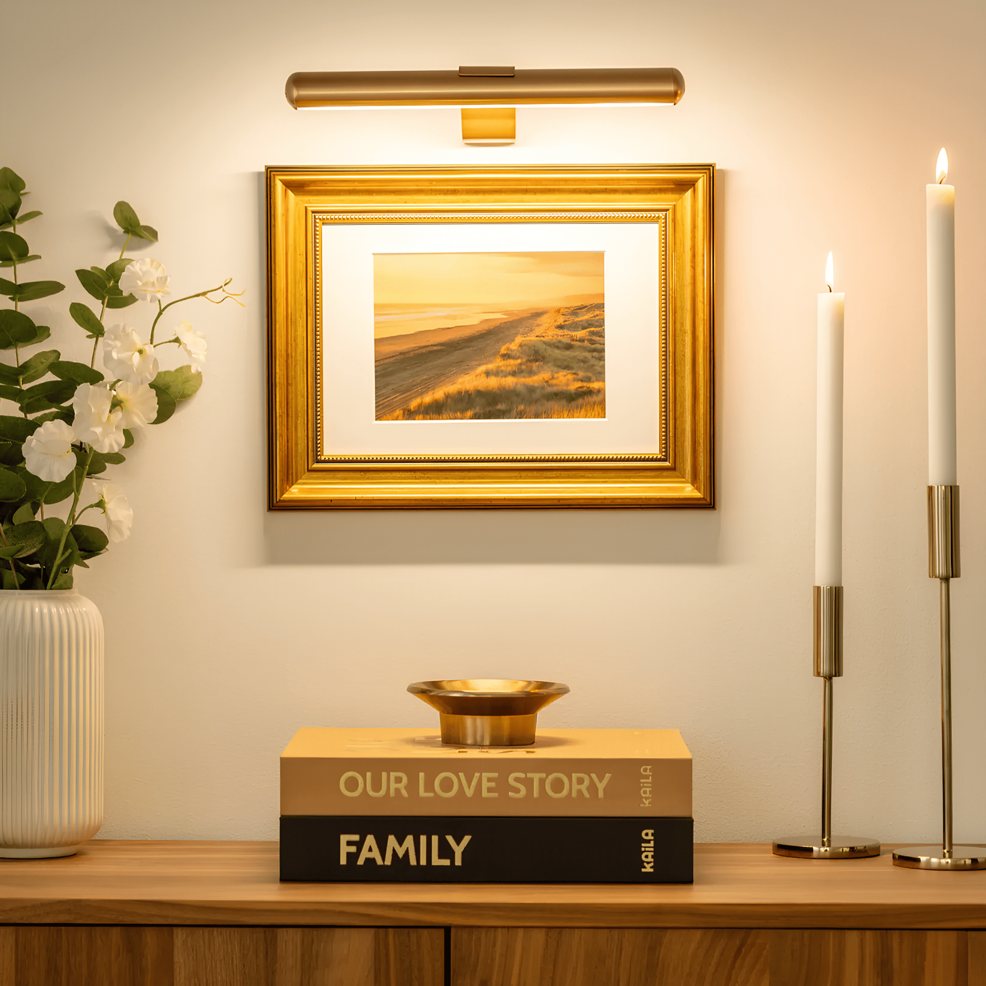 Lampada da parete ArtGlow per illuminare quadri
