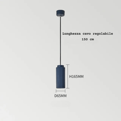 Schema della lunghezza del cavo regolabile (150 cm) della BorealLight