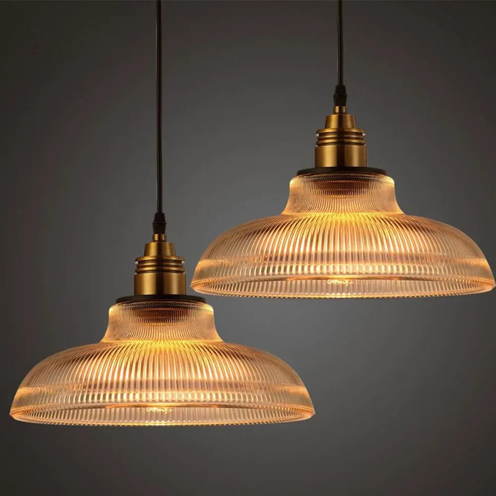 Lampada a sospensione in vetro CristalloAura