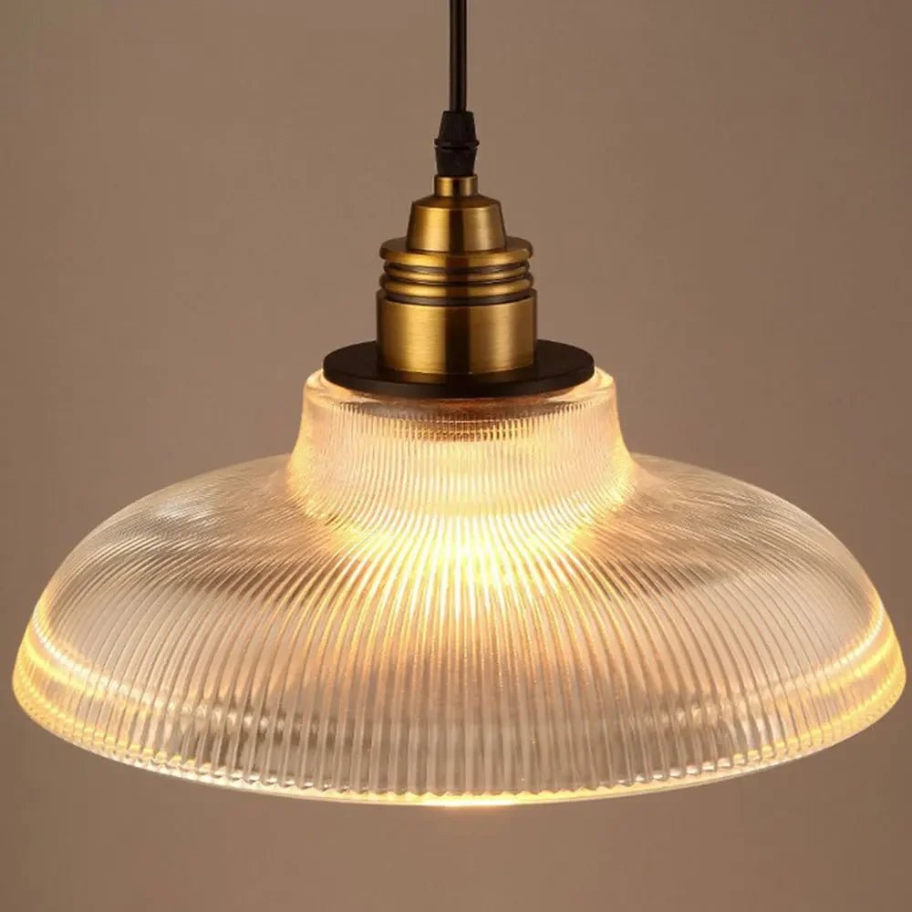 Lampada a sospensione in vetro CristalloAura