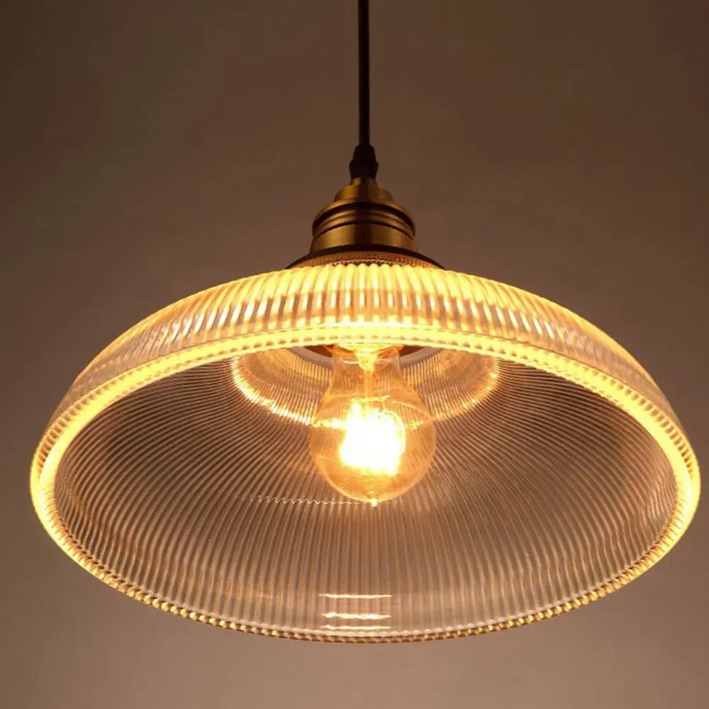 Lampada a sospensione in vetro CristalloAura