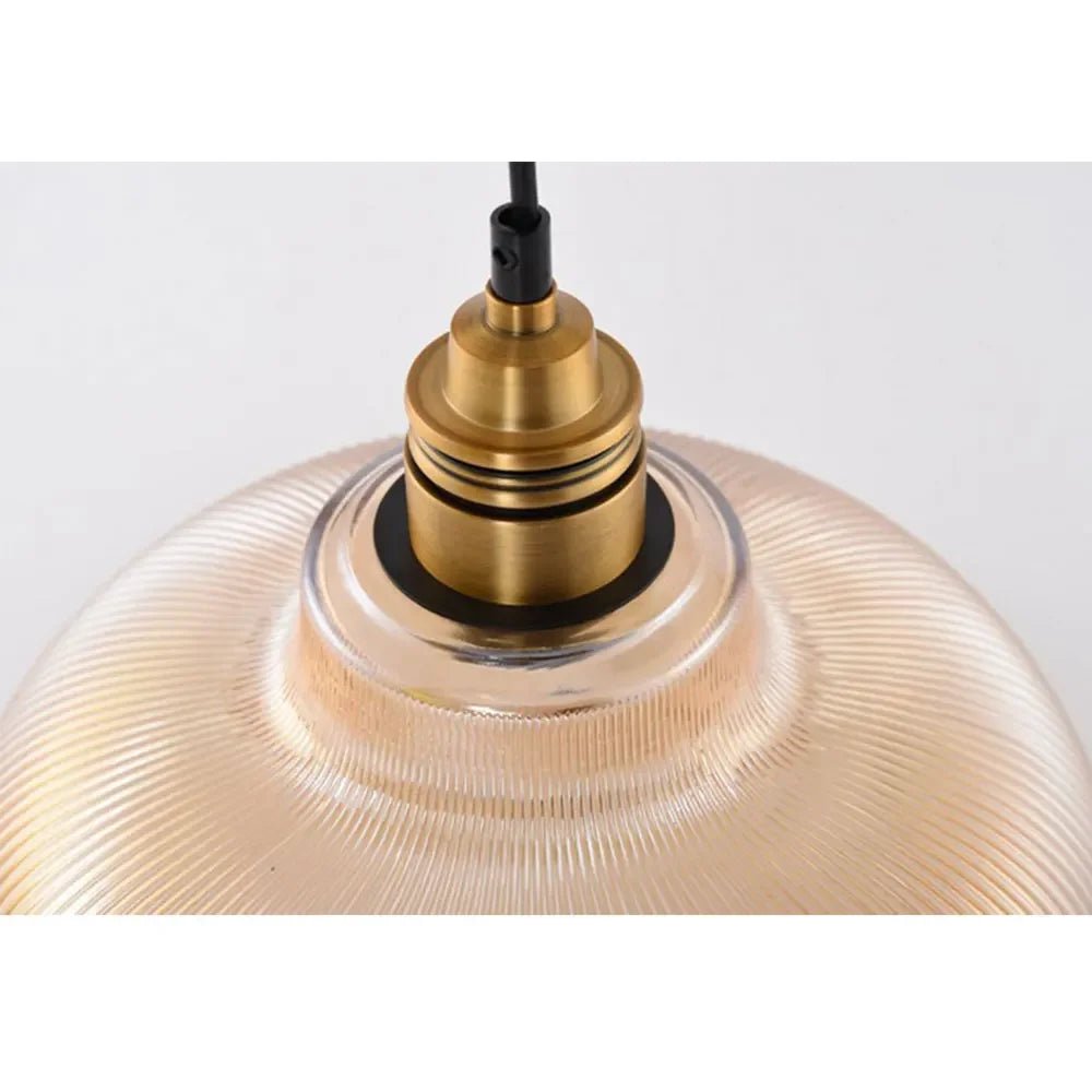 Lampada a sospensione in vetro CristalloAura