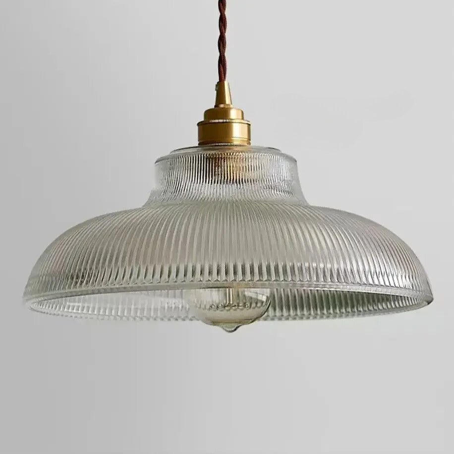 Lampada a sospensione in vetro CristalloAura