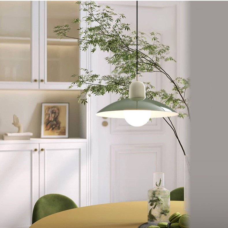 DomeLine Bauhaus - dettaglio della sospensione con cavo regolabile in tessuto | Luximode