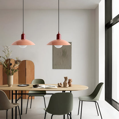 DomeLine Bauhaus - composizione di piu sospensioni in fila bar cucina | Luximode