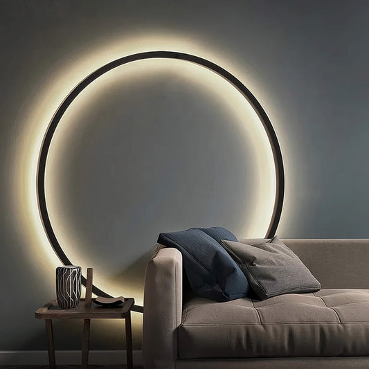 Lampada da parete EclipseHalo a forma di alone