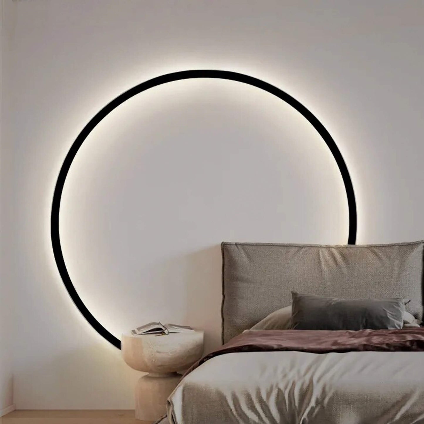 Lampada da parete EclipseHalo a forma di alone