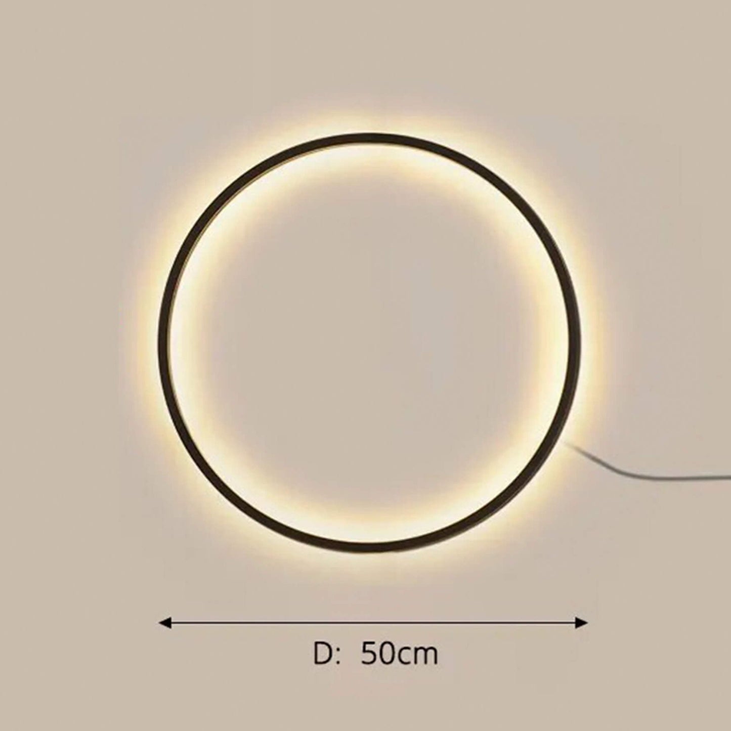 Lampada da parete EclipseHalo a forma di alone