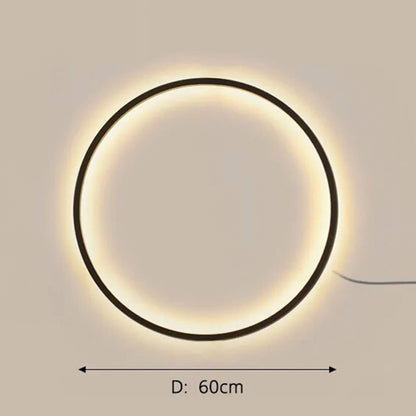 Lampada da parete EclipseHalo a forma di alone