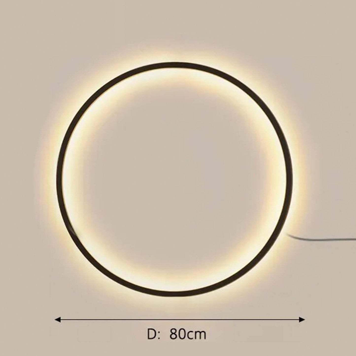 Lampada da parete EclipseHalo a forma di alone