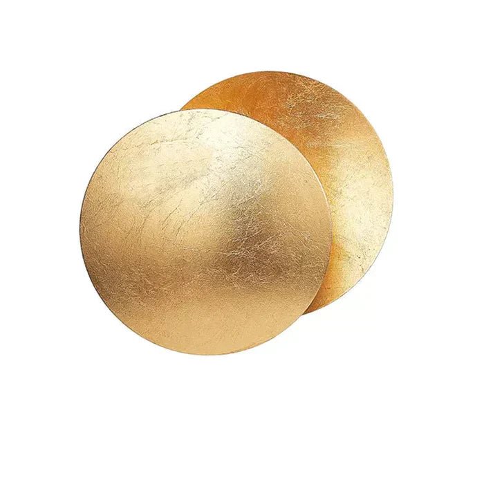 EclipseLamp – lampada da parete a eclissi, finitura oro, di Luximode