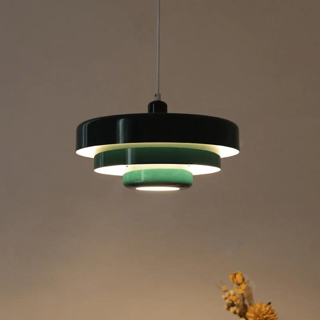 ElegantAura - lampada a sospensione vintage, verde | Luximode