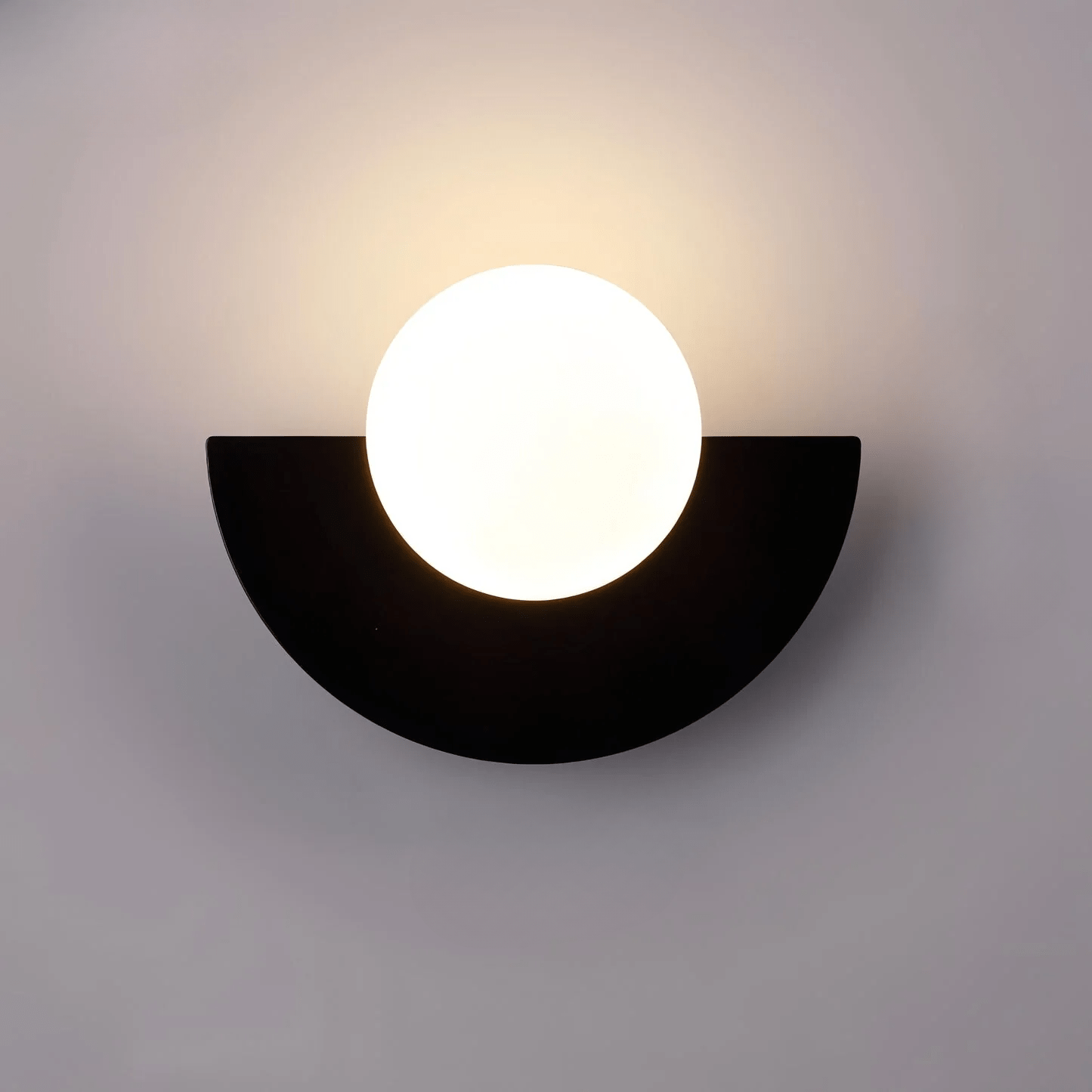 EverestCircle - variante nera con design circolare minimalista | Luximode