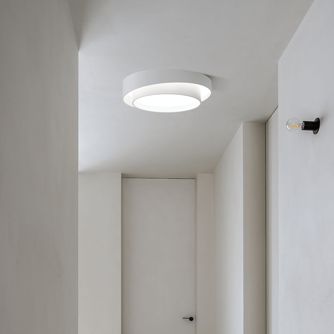Plafoniera LED a forma di disco FLINT