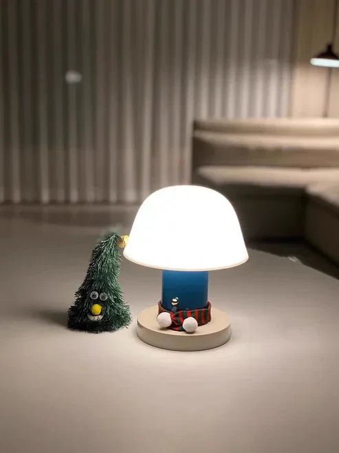 FungoLumiere - dettaglio del cappello a fungo con superficie satinata | Luximode