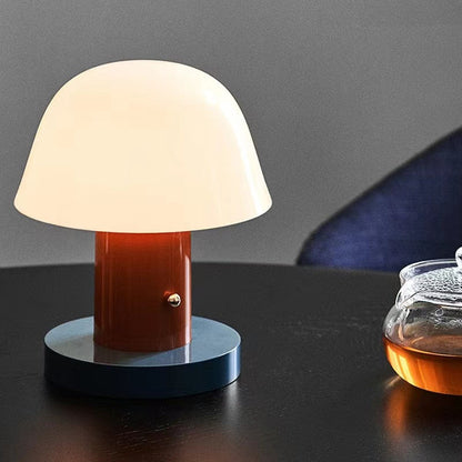 FungoLumiere - ambientazione su comodino in camera da letto moderna | Luximode
