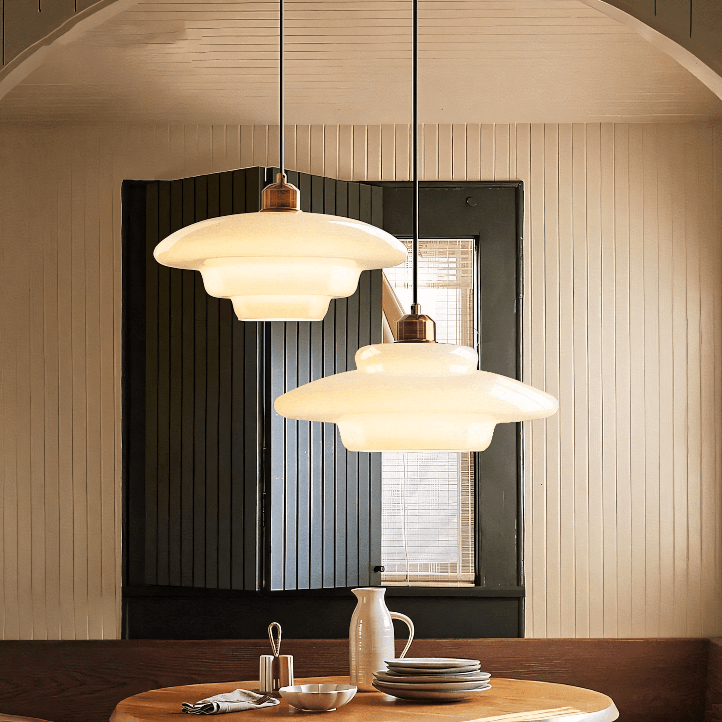 HannaPendant – lampada a sospensione in vetro di Luximode