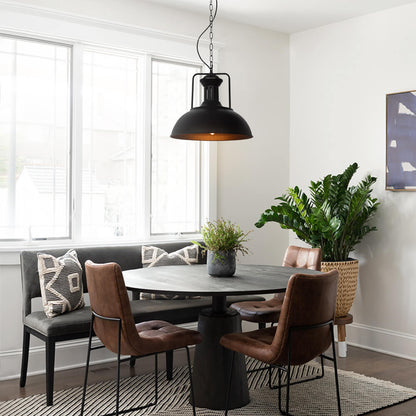 IndustrialFlair Vintage - particolare dell'attacco lampadina E27 a vista | Luximode