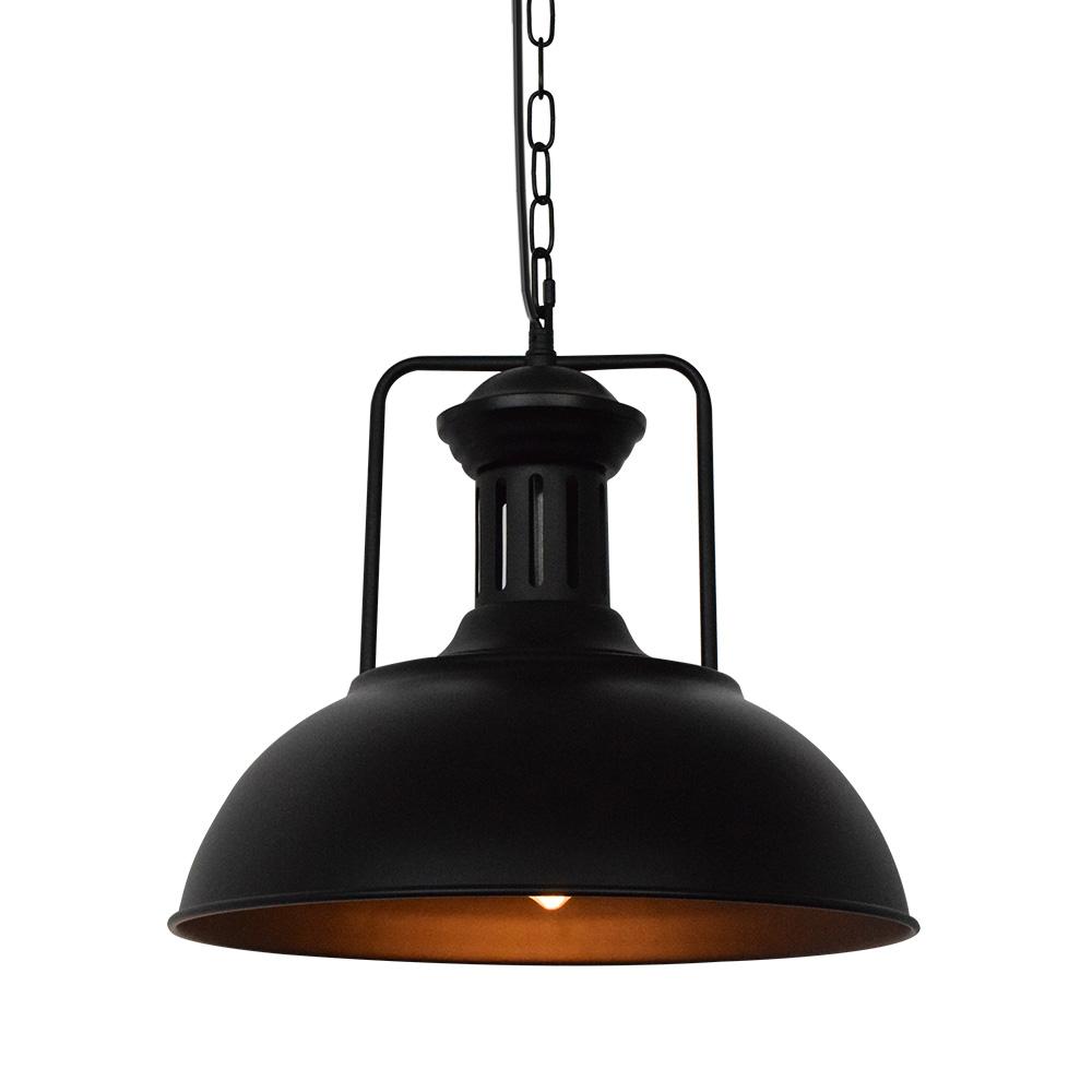 IndustrialFlair Vintage - vista laterale della sospensione con linee minimal | Luximode
