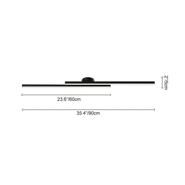 LongStrip plafoniera LED dimensioni e misure