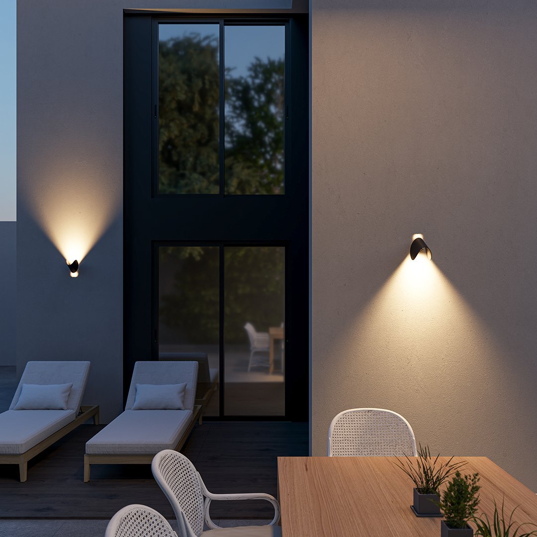 Lampada da parete moderna LumenTwist