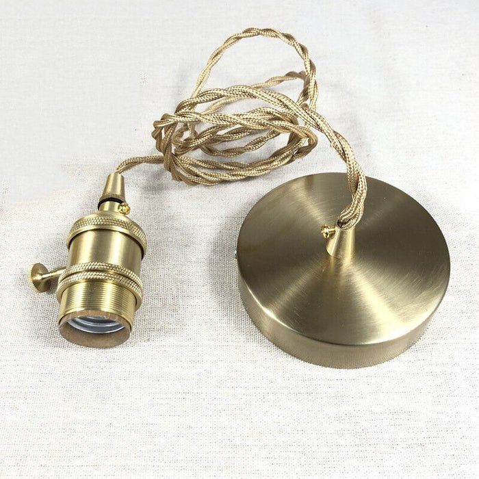 LumeRiflesso – lampada a sospensione vintage in vetro e ottone di Luximode