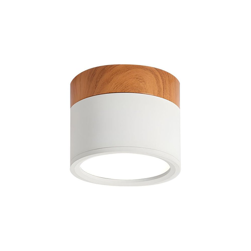 LumiFlush - plafoniera bianca da soffitto vista in prospettiva | Luximode