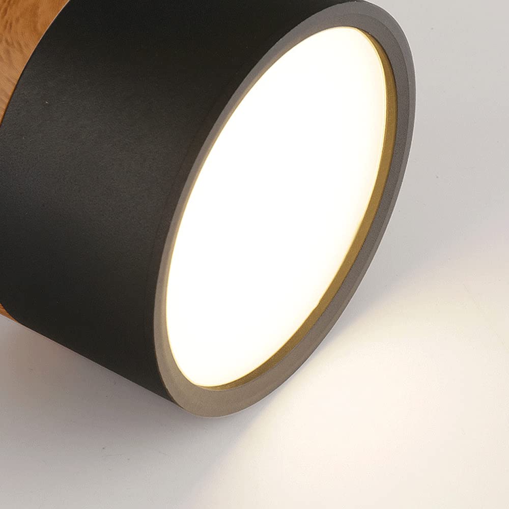 LumiFlush - finitura bianca diametro 9 cm con luce calda accesa | Luximode