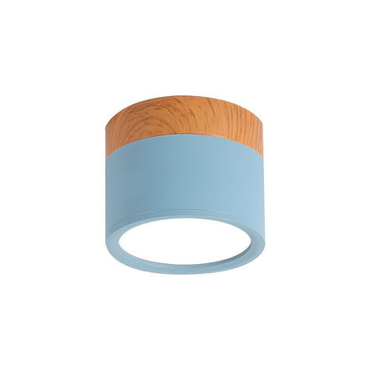 LumiFlush - vista angolata della plafoniera bianca da soffitto | Luximode