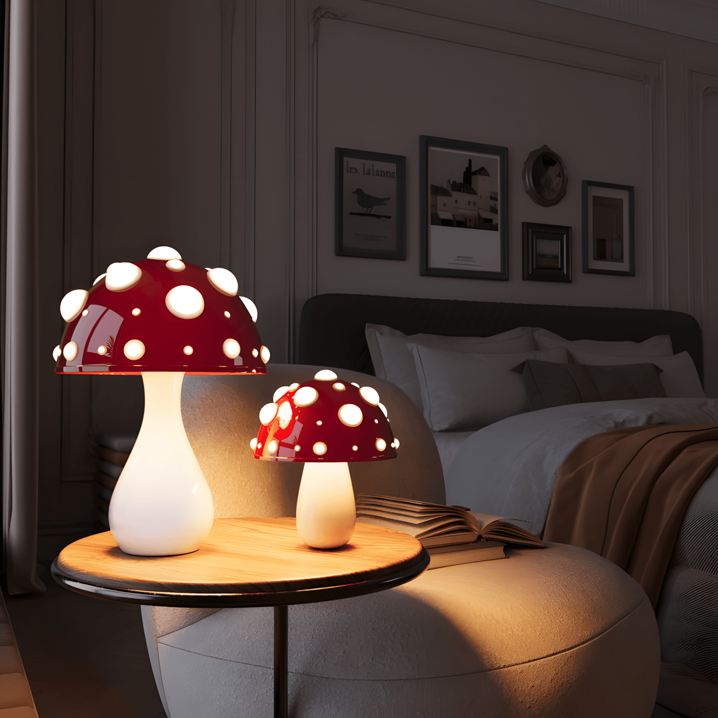 Luminara - Lampada da tavolo magica a forma di fungo decorativo | Luximode