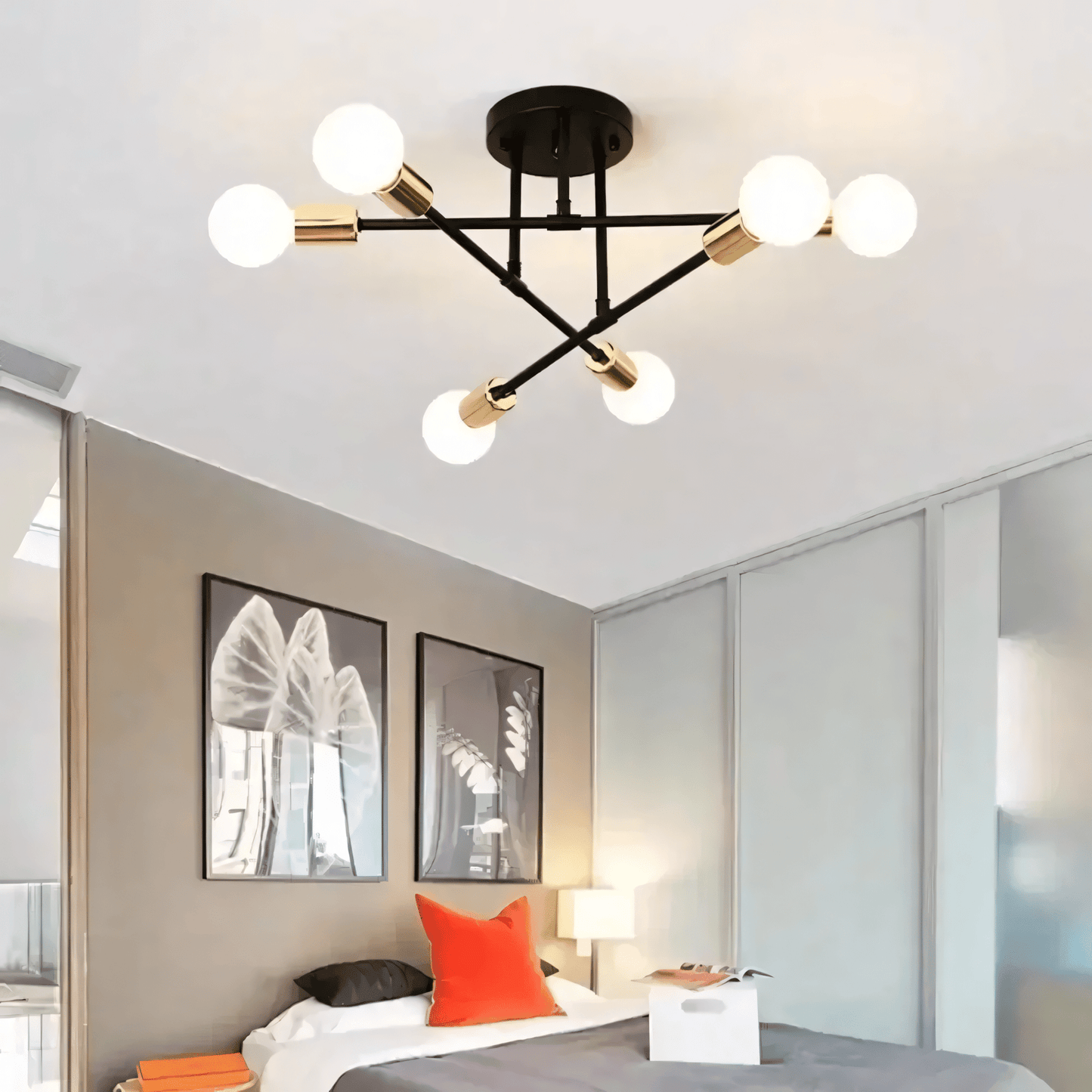 Lampada a sospensione a 6 luci LumiSix