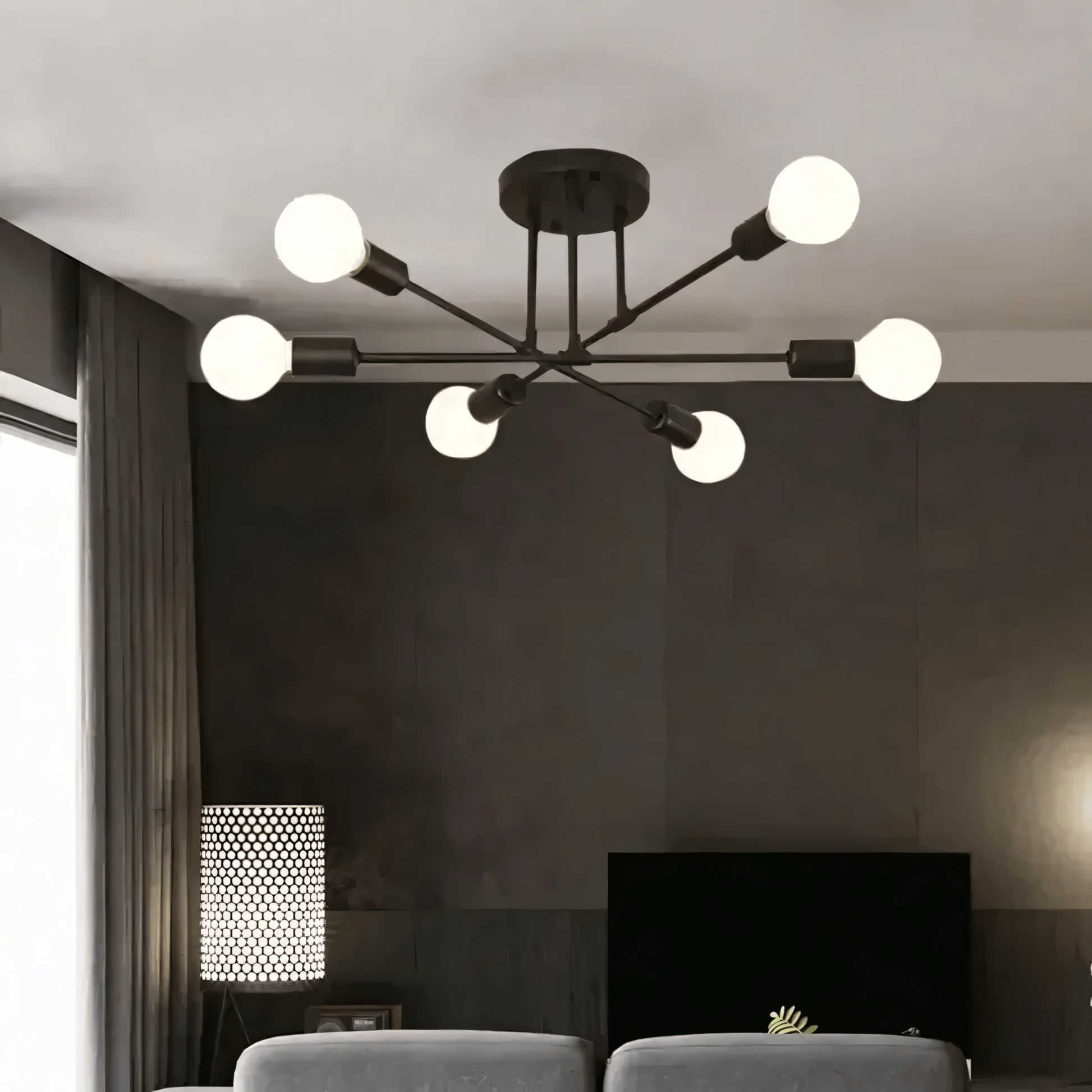 Lampada a sospensione a 6 luci LumiSix