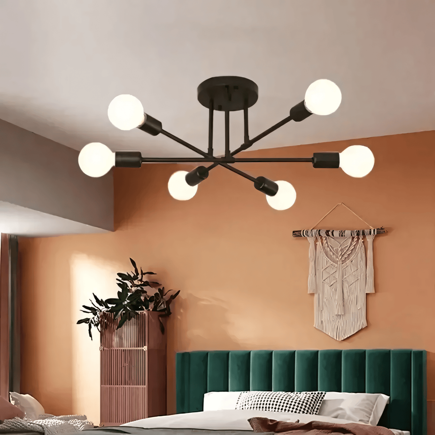 Lampada a sospensione a 6 luci LumiSix
