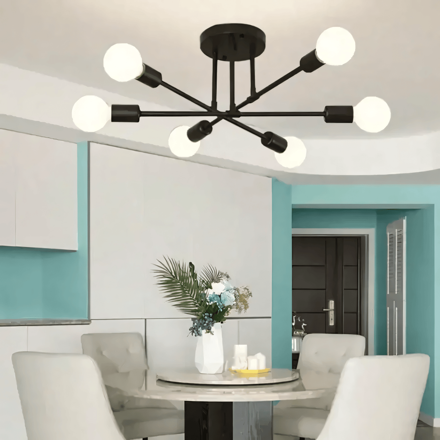 Lampada a sospensione a 6 luci LumiSix