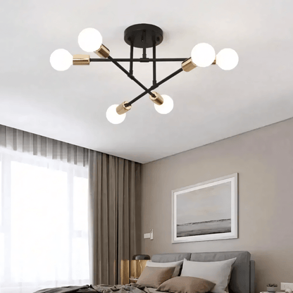 Lampada a sospensione a 6 luci LumiSix
