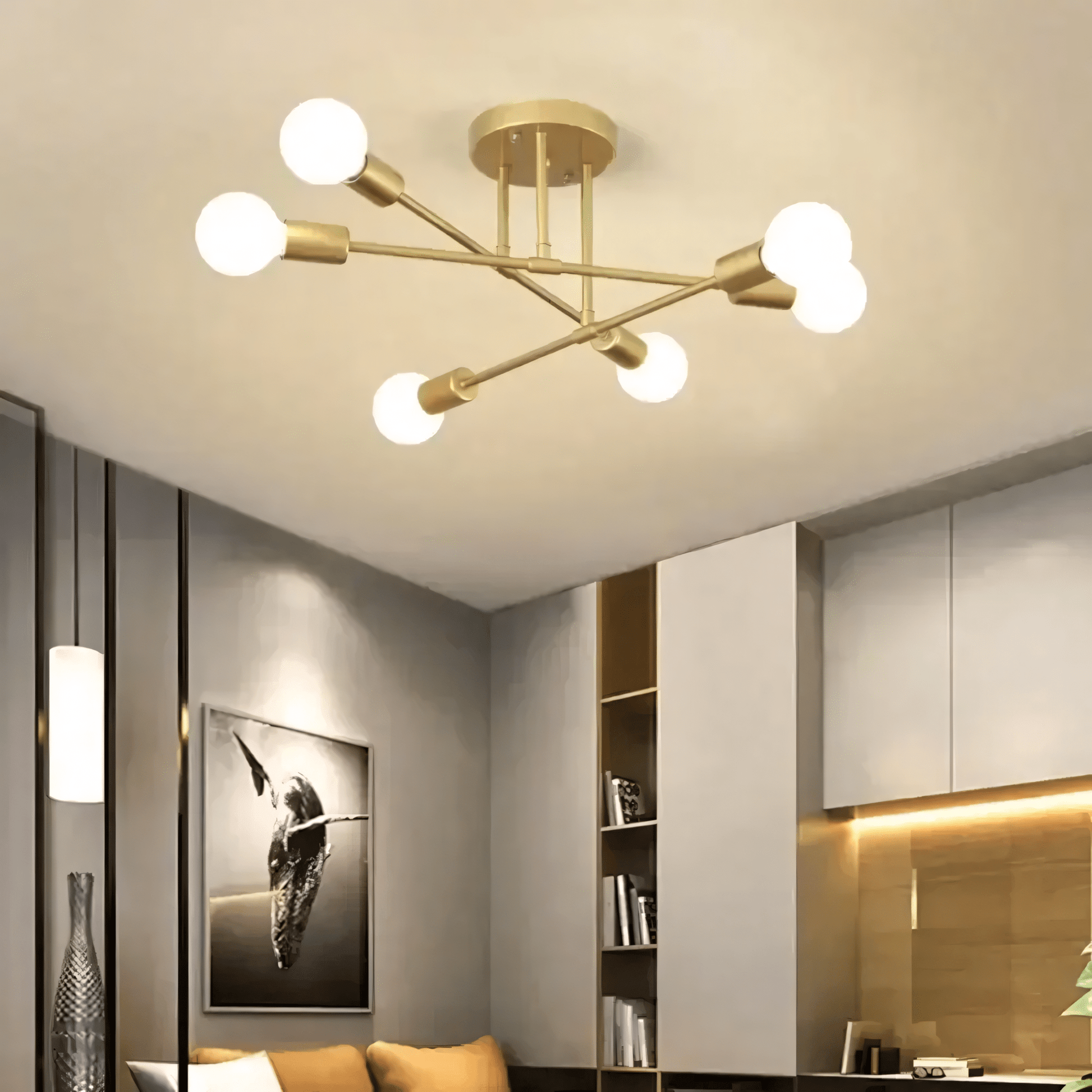 Lampada a sospensione a 6 luci LumiSix