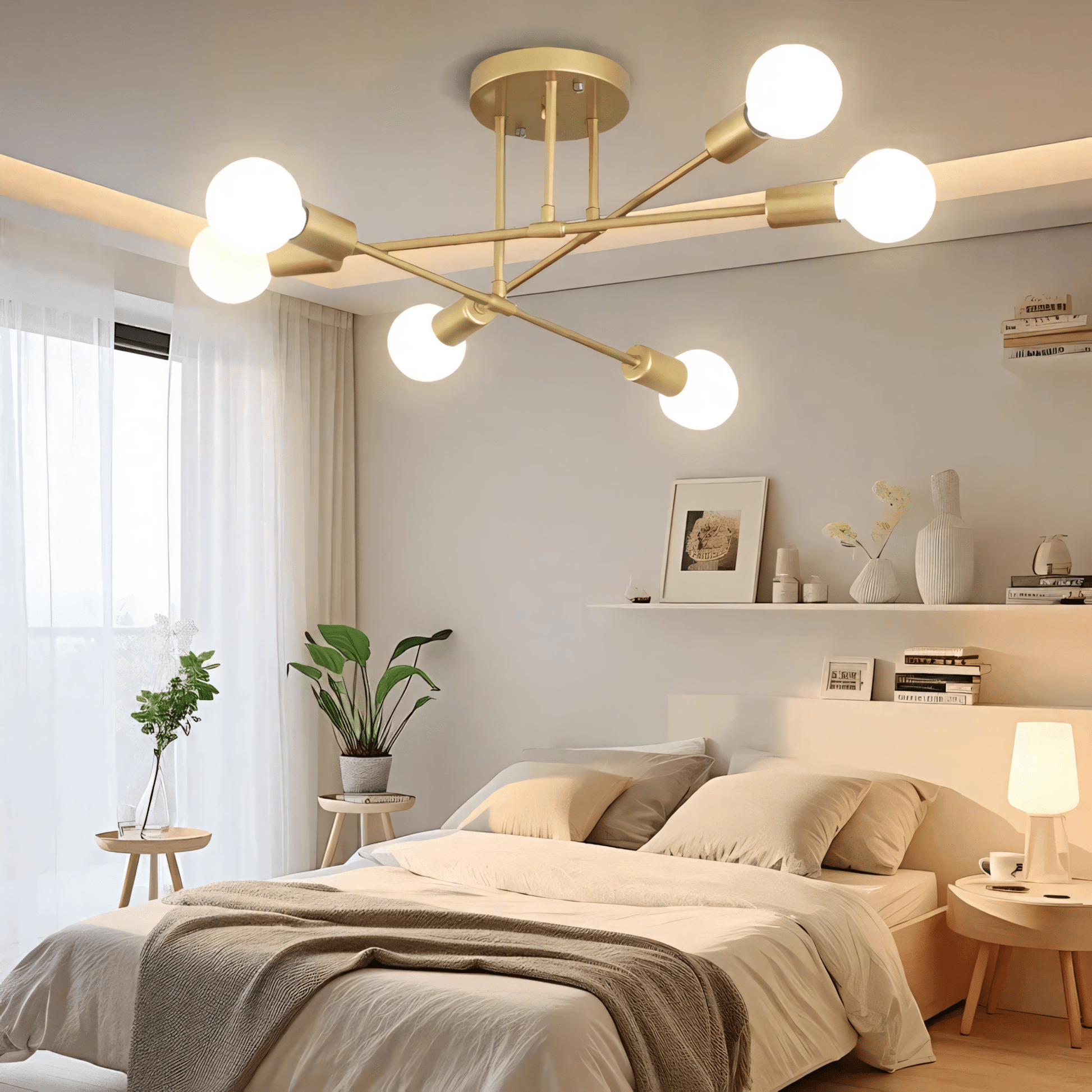 Lampada a sospensione a 6 luci LumiSix