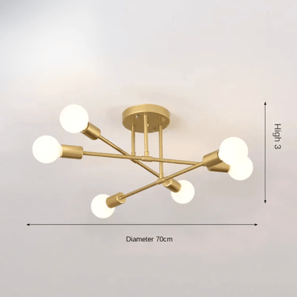 Lampada a sospensione a 6 luci LumiSix