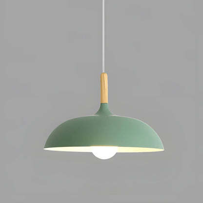 MacaronOak – lampada a sospensione nordica in legno di Luximode