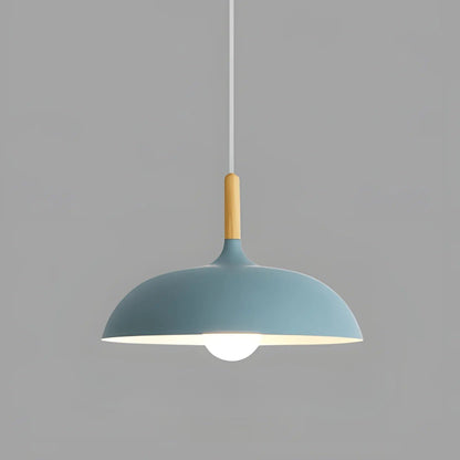 MacaronOak – lampada a sospensione nordica in legno di Luximode